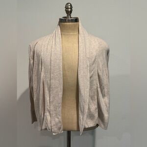Eileen Fisher Light Beige Knit Cardigan
